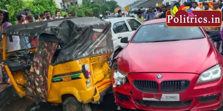 பல்லாவரம் அருகே தறிகெட்டு ஓடிய சொகுசு கார்; 7 பேர் படுகாயம்!