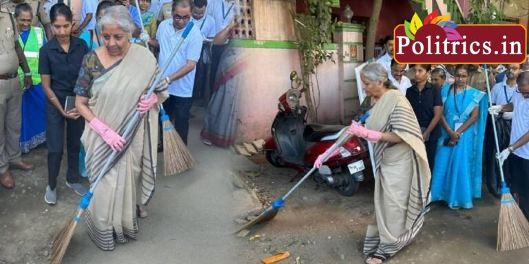 நேற்று டெல்லியில் ஆலோசனை.! இன்று கோவையில் தூய்மை பணி.!