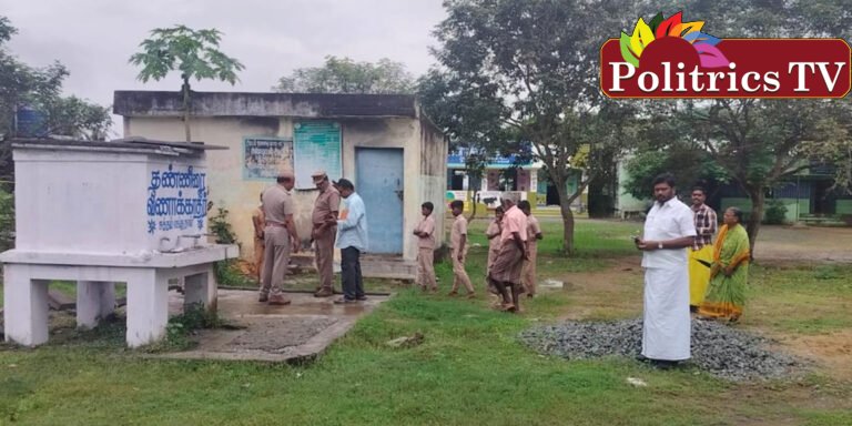 காஞ்சிபுரம் அருகே பள்ளி குடிநீர் தொட்டியில் துர்நாற்றம்!- மாவட்ட ஆட்சியர் ஆய்வு