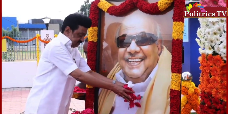 கலைஞர் கருணாநிதியின் 6-வது நினைவு நாள்- மு.க ஸ்டாலின் தலைமையில் அமைதிப் பேரணி