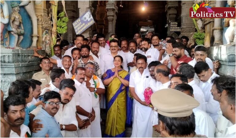 ‘மக்கள் தீர்ப்பே மகேஷன் தீர்ப்பு’ தனது வெற்றி வாய்ப்பு குறித்து ராதிகா சரத்குமார் பேட்டி !