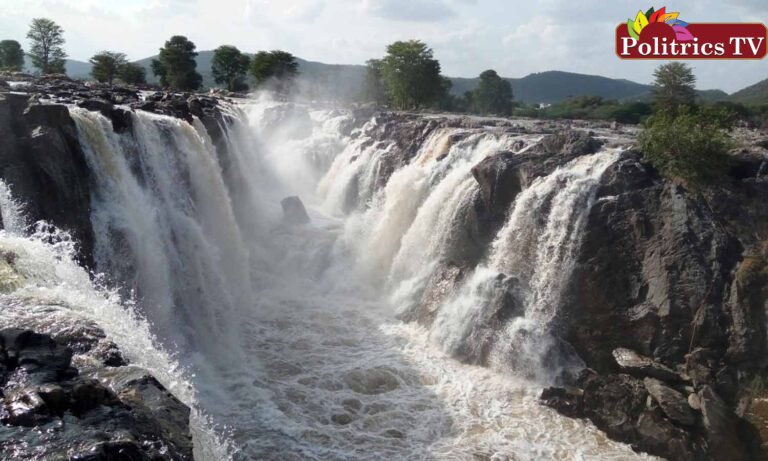 ஒகேனக்கல்லில் ஆர்ப்பரித்து கொட்டும் தண்ணீர்.. நீர்வரத்து 28 ஆயிரம் கனஅடியாக அதிகரிப்பு.