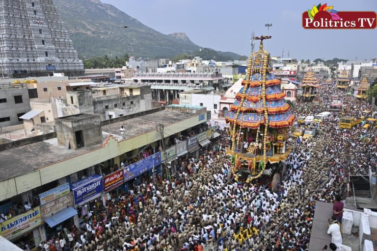 திருவண்ணாமலை-கார்த்திகைத் தீபத் திருவிழா மகா தேரோட்டம்