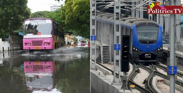 கனமழையில் கைகொடுத்த மெட்ரோ ரயிலும்.. மாநகர பேருந்துகளும் !